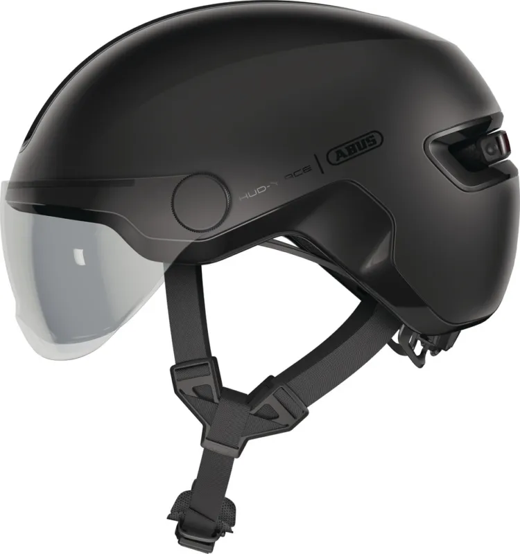 Abus Hud-Y ACE - velvet black - Größe 57-61 cm (L) Billig