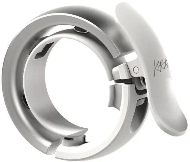Knog Oi Prima Large Fahrradklingel - primer grey - Größe 23.8 - 31.8mm Rabatt