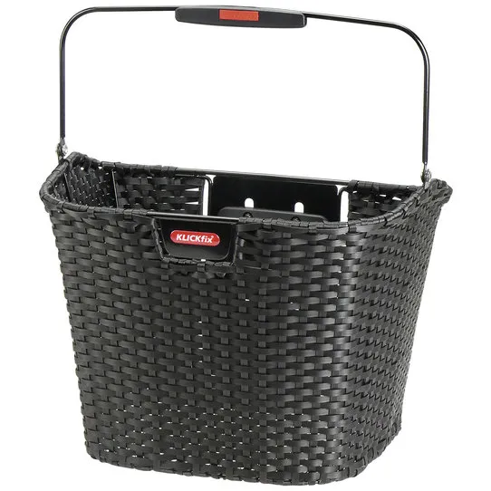 KLICKfix by Rixen&Kaul Struktura Lenkerkorb - schwarz - Größe 16 Liter Sonderangebot