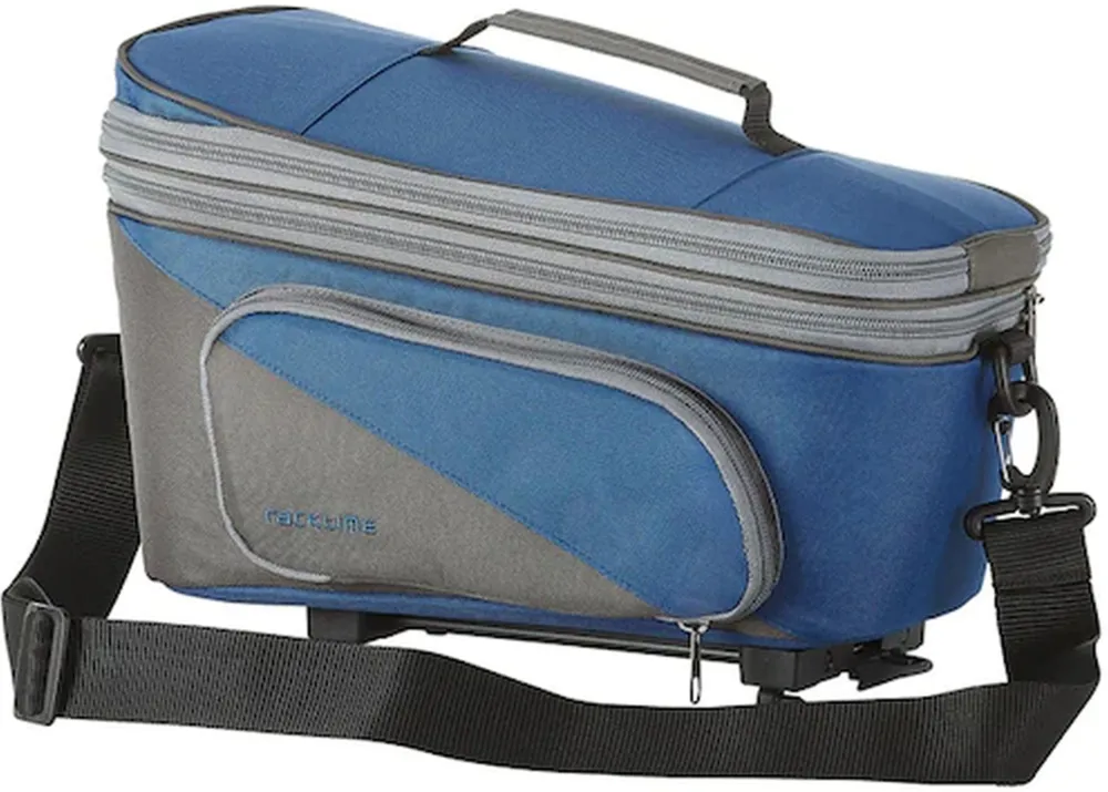Kracherpreis Racktime Gepäckträgertasche Talis Plus, inkl. Snapit Adapter - blau-grau - Größe 8 + 7 Liter
