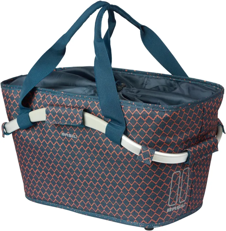 Angebot Basil Hinterradkorb Flair Carry All MIK - navy - Größe 14x34x30 cm