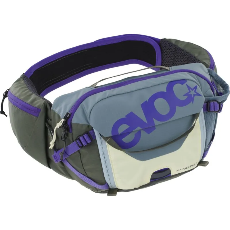 Markenprodukt Evoc Hip Pack Pro 3 - steel - violet - dark olive - Größe 3 L