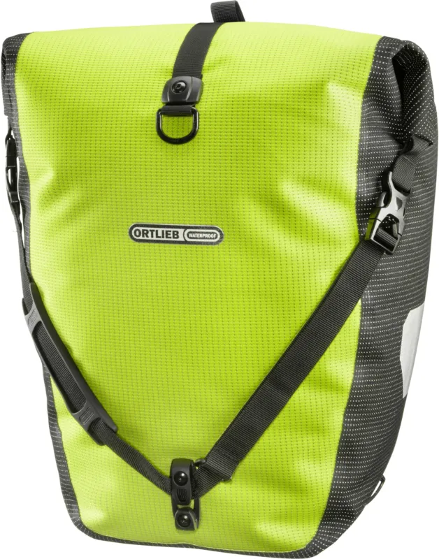 Neue Kollektion Ortlieb Back-Roller High Visibility QL2.1 - Einzeltasche - neon yellow - black reflective - Größe 20 Liter