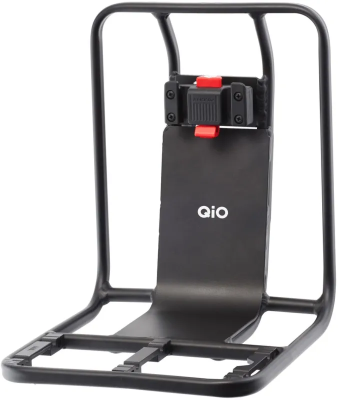 Bestseller QiO Front-Gepäckträger Luk MIK inkl. KLICKfix Adapter - schwarz - Größe max. 15 kg
