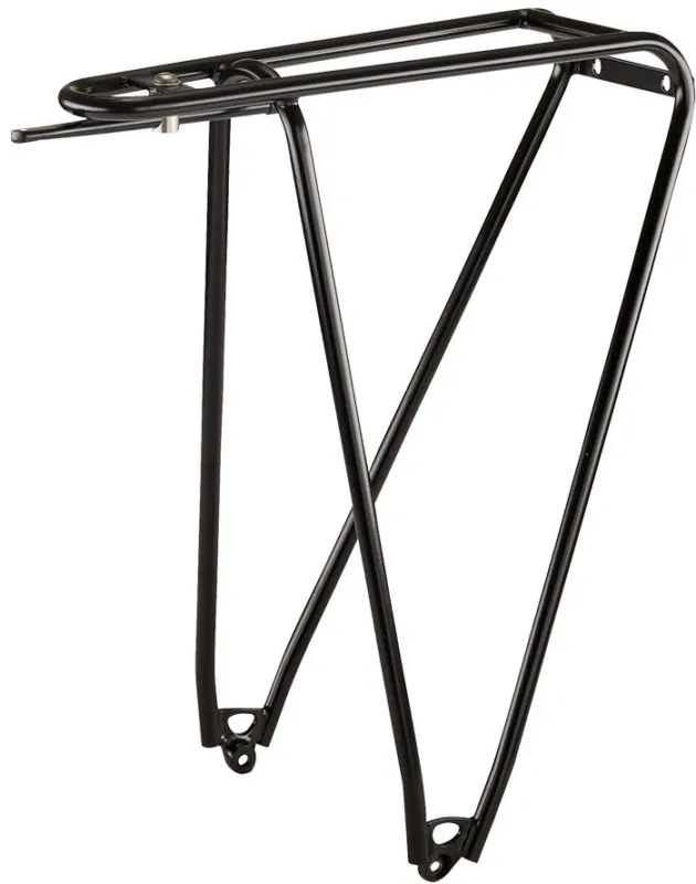 Heißes Angebot Tubus Gepäckträger Fly Evo - 26-28 Zoll - schwarz - Größe 26-28 Zoll