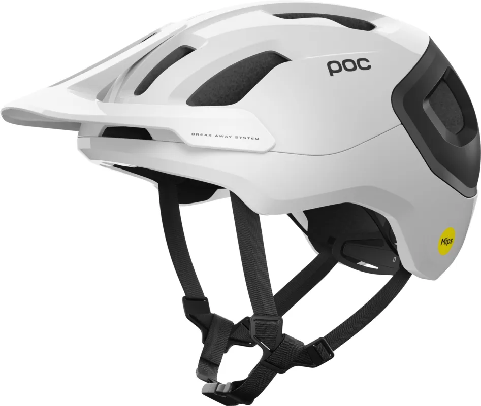 POC Axion Race MIPS - Hydrogen White/Uranium Black Matt - Größe 48-52 cm (XS) Highlight