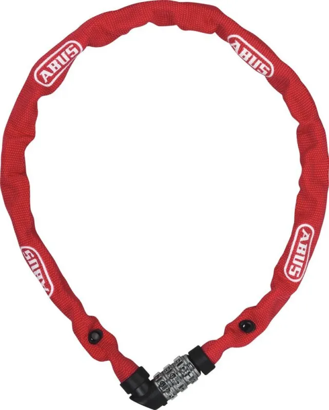 Abus 1200/60 Web Kettenschloss - red - Größe 60 CM Markenprodukt