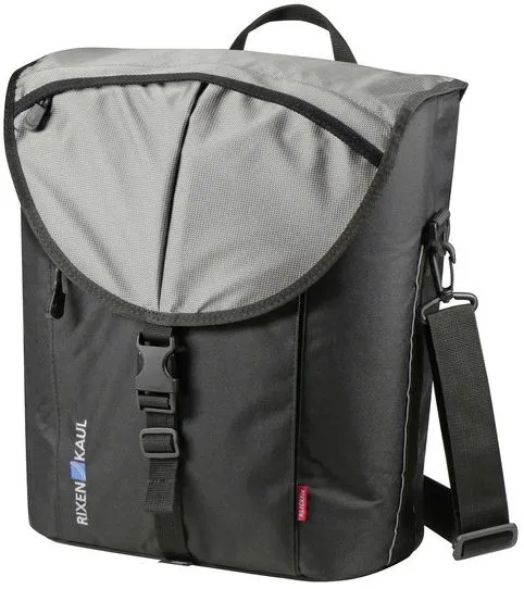 Neue Ware KLICKfix by Rixen&Kaul Cita Vario Packtasche - einzeln - Schwarz Silber - Größe 18 Liter