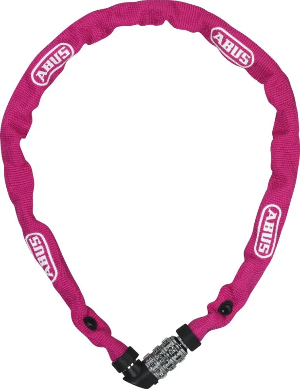 Abus 1200/60 Web Kettenschloss - pink - Größe 60 CM Neu Im Sortiment