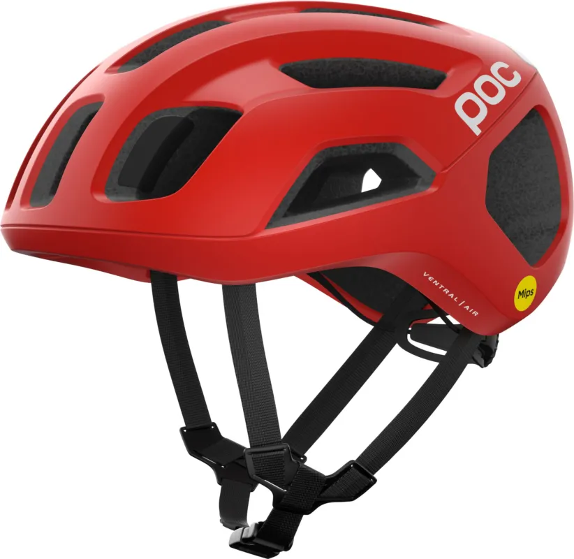 Markenprodukt POC Ventral Air MIPS - Prismane Red Matt - Größe 50-56 cm (S)