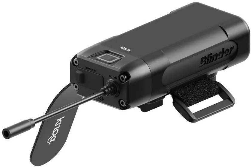 Knog Blinder X Action 2300 Helmlampe + Powerbank 10.000mAh - black - Größe 2300 Lumen Kostenloser Rückversand