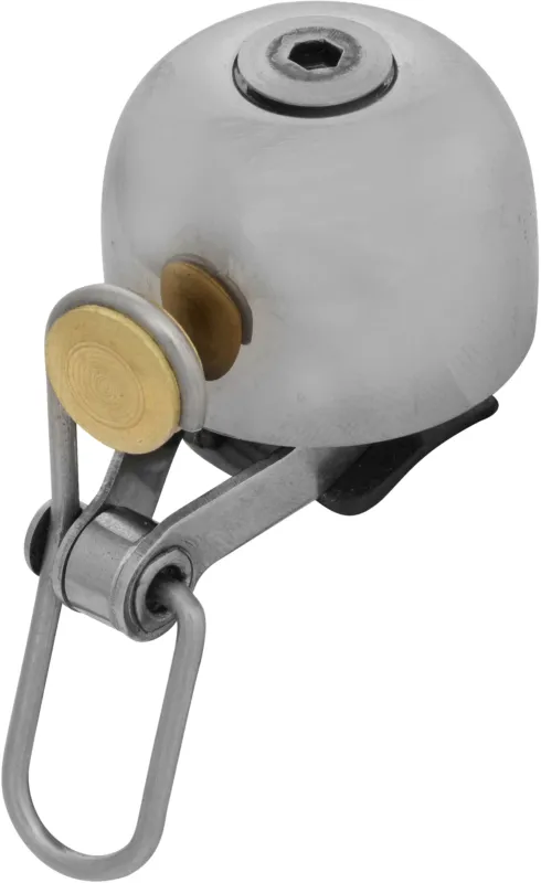 Lunivo Fahrradklingel Messing - klein - silber - Größe One Size Finale Aktion