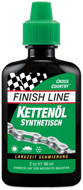 Zertifiziert Finish Line Cross Country Ketten Öl - 60ml - grün - Größe 60 ml