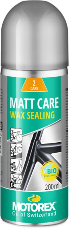 Mega-Angebot Motorex Bike Matt Care Oberflächen Schutzwachs Spray - 200ml - grau/türkis - Größe 200 ml