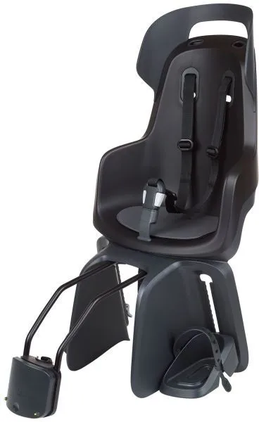 Bobike GO Kindersitz 1P-Bügel - Rahmenmontage hinten - Urban Black - Größe One Size Preisreduziert