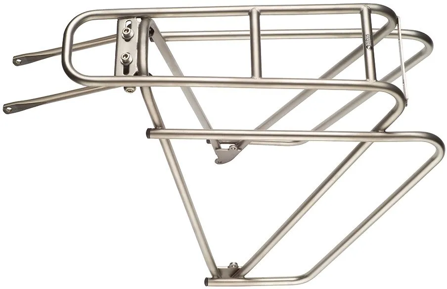 Tubus Gepäckträger Logo Classic Edelstahl - 26-28 Zoll - silber - Größe 26-28 Zoll Mega-Angebot