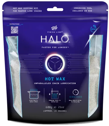 Finish Line HALO Hot Wax Heißkettenwachs inkl. Kochbeutel - 600g - dunkelblau - Größe 600 g Beliebt