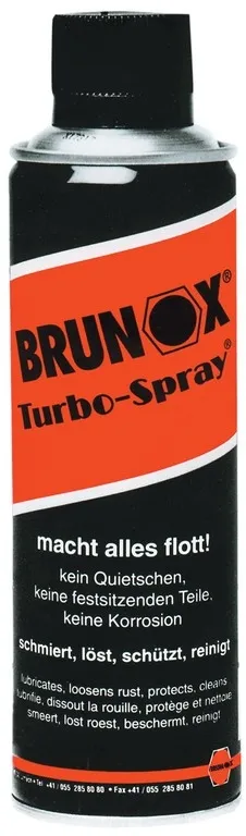 Saisonangebot Brunox Turbo-Spray 5-Funktionen, Spraydose - 100ml - Schwarz-Orange - Größe 100 ml