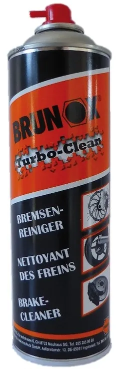 Sichere Zahlung Brunox Turbo-Clean Bremsenreiniger, Spraydose - 500ml - Schwarz-Orange - Größe 500 ML