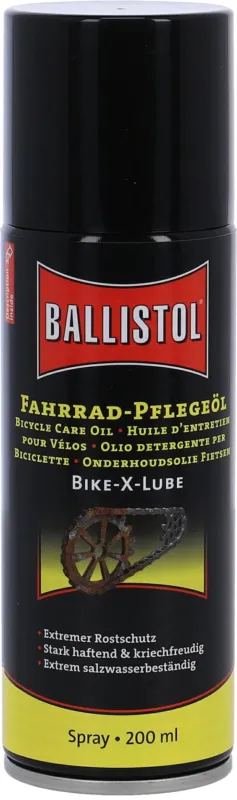 Begrenztes Angebot Ballistol Bike-X-Lube Kettenöl, Spraydose - 200ml - Schwarz/Gelb - Größe 200 ml