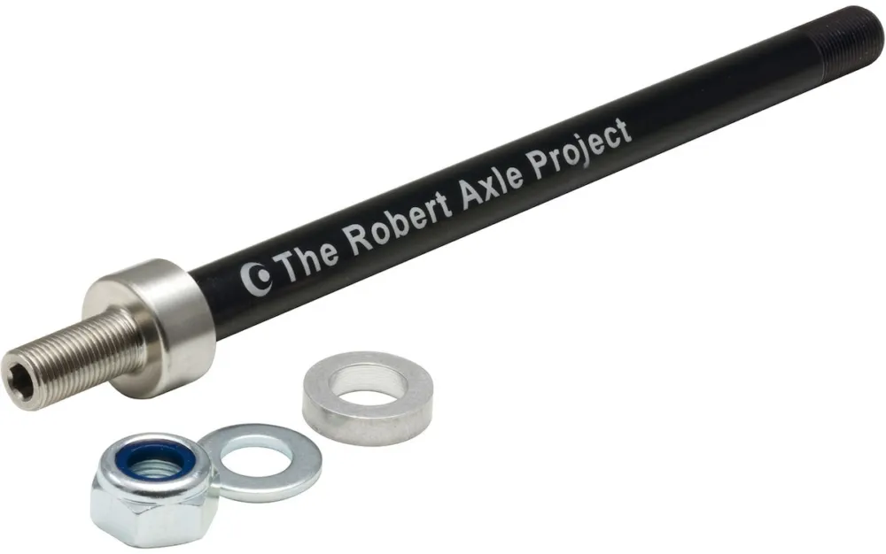 Preiswert ROBERTAXLE Kid Axle - Steckachse für Fahrradanhänger M12x1.75 - schwarz - Größe 192-198 MM