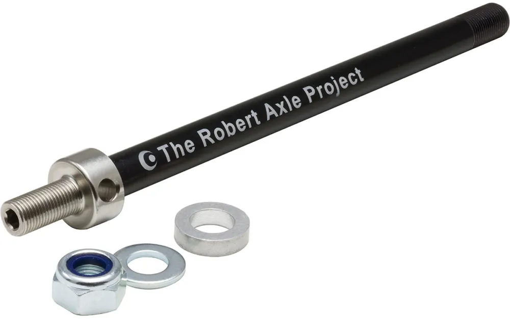 Sale ROBERTAXLE Kid Axle - Steckachse für Fahrradanhänger M12x1.5 - schwarz - Größe 172-178 MM