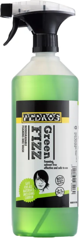 Versand Am Gleichen Tag PEDROS Fahrradreiniger Green Fizz, Sprühflasche - 1000ml - Weiß - Größe 1000 ml