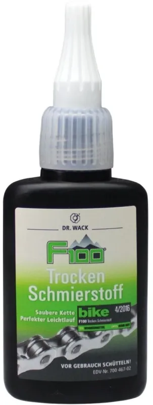 Dr. Wack F100 Trocken Schmierstoff Tropfflasche - 50ml - schwarz-grün - Größe 50 ml Neue Kollektion