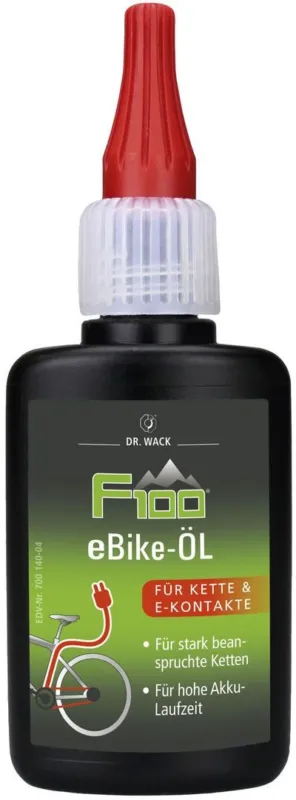 Dr. Wack F100 E-Bike Kettenöl Tropfflasche - 50ml - schwarz-grün - Größe 50 ml Top-Seller