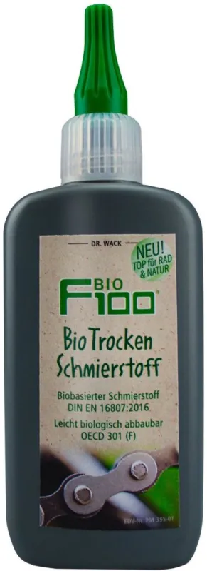 Gratis Versand Dr. Wack F100 Bio Trocken Schmierstoff Tropfflasche - 100ml - grau - Größe 100 ml