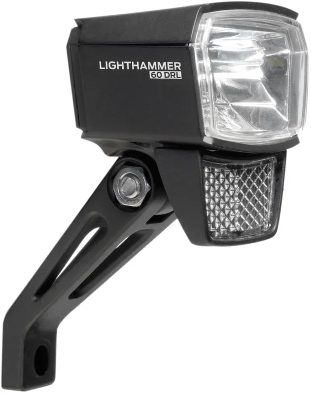 Trelock LS 805-T Lighthammer Dynamo Scheinwerfer - StVZO - schwarz - Größe 60 Lux Saisonangebot