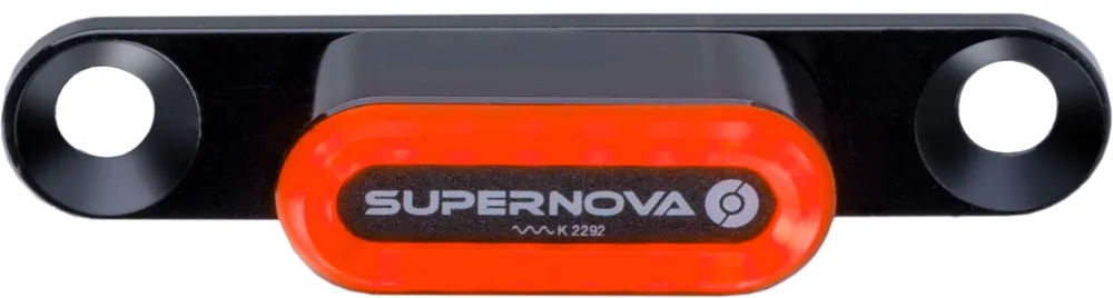 Supernova TL3 Mini Rücklicht Gepäckträgermontage - 12V - schwarz - Größe 25 km/h StVZO Must-Have