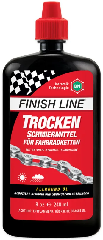 Neu Finish Line Trockenschmiermittel mit Teflon - 240ml - rot - Größe 240 ml