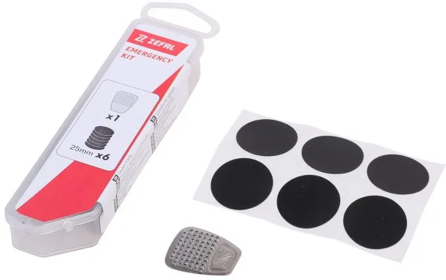 Letzte Chance Zefal Emergency Kit - Schlauch Flicken selbstklebend - transparent - Größe 6 Flicken