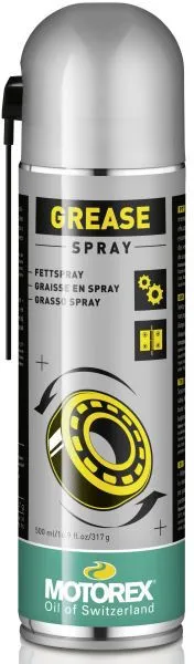Mega-Angebot Motorex Grease Spray Spezialfett - 500 ml - grau/gelb/türkis - Größe 500 ML