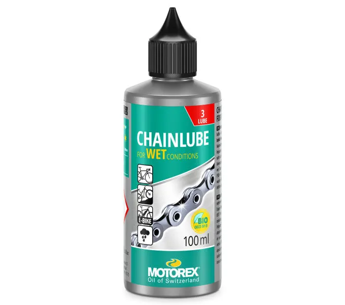 Letzte Chance Motorex Chainlube for Wet Conditions Kettenöl - 100 ml - rund - grau/türkis - Größe 100 ml
