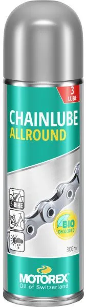 Solange Der Vorrat Reicht Motorex Chainlube Allround Kettenöl Spray - 300 ml - grau/türkis - Größe 300 ml