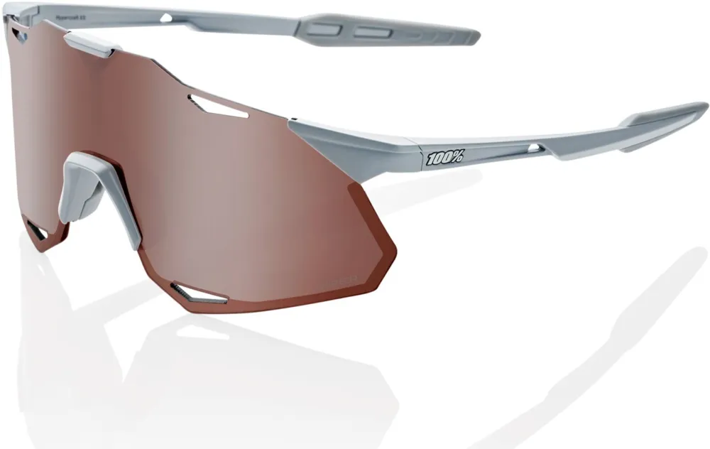 100 Percent Hypercraft XS Soft Tact Black / HiPER Red Mirror - Matte Stone Grey - Größe One Size Sonderaktion