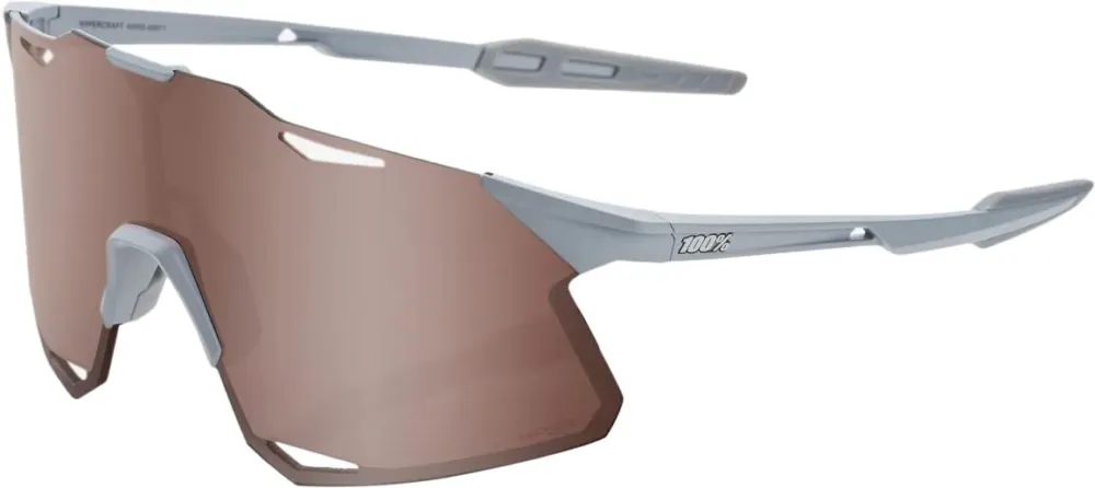 100 Percent Hypercraft Mat Stone Grey / HiPER Crimson Silver Mirror Lens - Matte Stone Grey - Größe One Size Mega-Angebot
