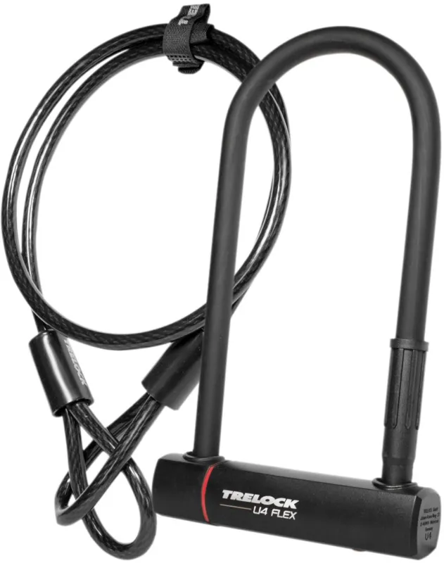 Kostenfreie Lieferung Trelock U4 Flex 102-230 / ZB 401 Bügelschloss - schwarz - Größe 230 MM