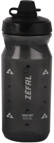 Zefal Trinkflasche Sense Soft - 650 ml No-Mud - rauchschwarz - Größe 650 ML Preisknaller
