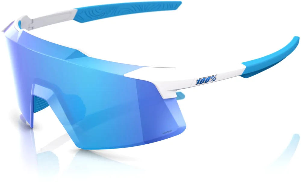 Sale 100 Percent Aerocraft Matte White / HiPER Multilayer Mirror Lens - Matte White - Größe One Size