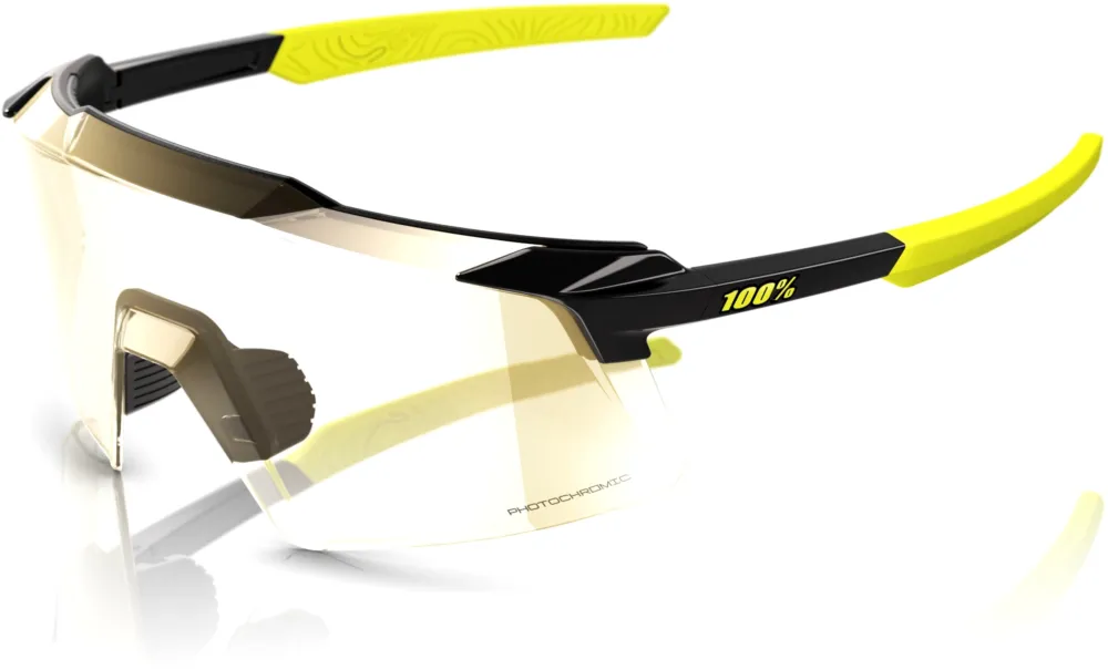 Direkt Vom Hersteller 100 Percent Aerocraft Gloss Metallic Black / Photochromic Lens - gloss metallic black - Größe One Size