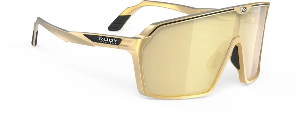 Schnäppchen Rudy Project Spinshield Momentum Metal Gold Matte / Multilaser Gold - Gold Matte - Größe One Size