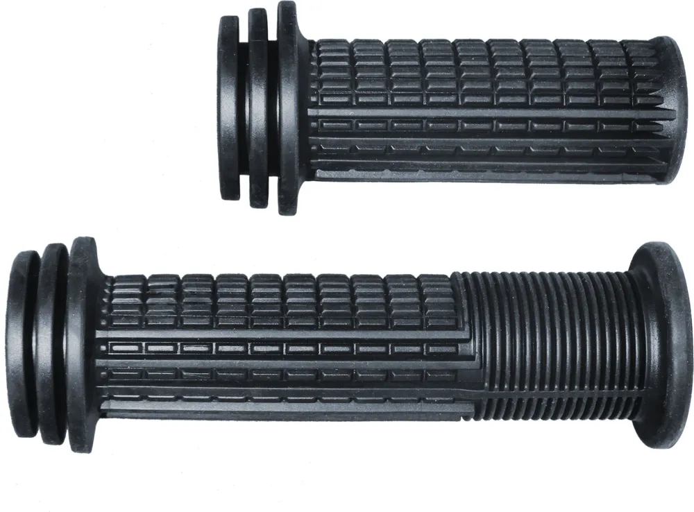 Schnäppchen Cube ACID Griffe KIDS 19.0 mit Prallschutz und Drehgriffschalter - black - Größe 118 mm / 80 mm