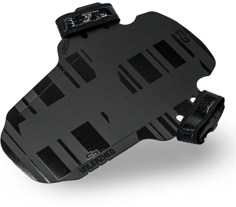 Wochenendangebot Unleazhed Unsplash MG01 Gravelbike Mudguard small - Logo black - Größe 20 x 15 x 0,08 cm