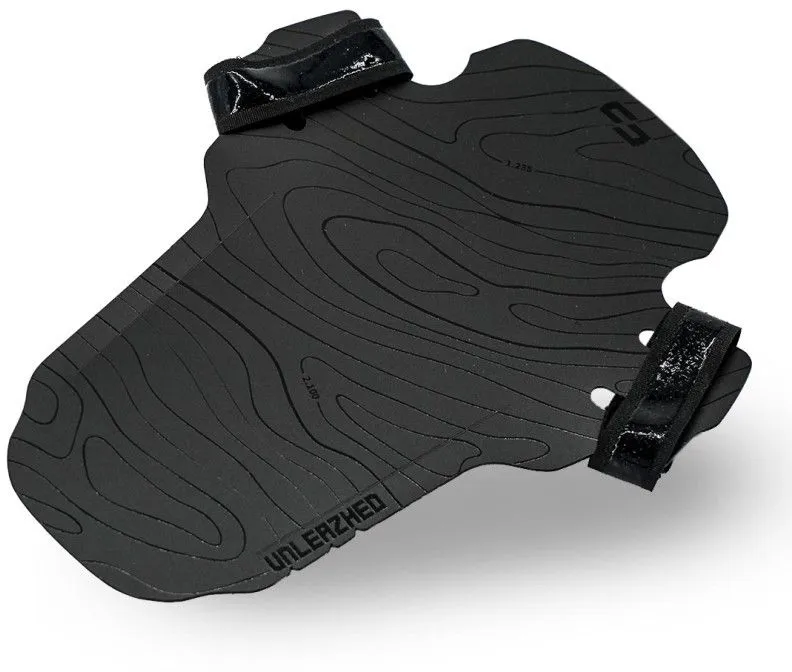Sichere Zahlung Unleazhed Unsplash MG01 Gravelbike Mudguard small - Topolines black - Größe 20 x 15 x 0,08 cm