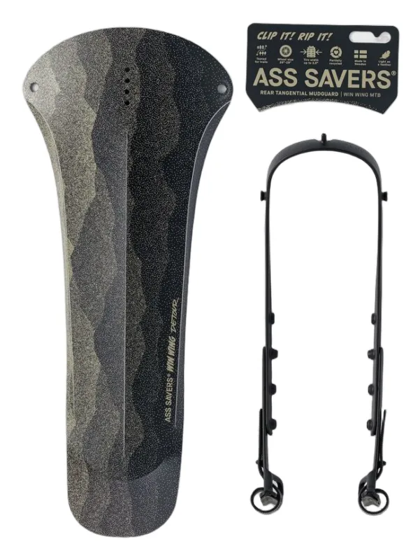 Ass Savers WMS-1 Win Wing MTB Spritzschutz HR - bronze - Größe One Size Neue Kollektion