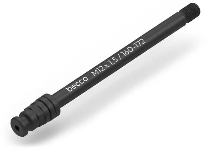 Qeridoo Steckachse M12x1,5 - schwarz - Größe 160-172 mm Kostenloser Rückversand
