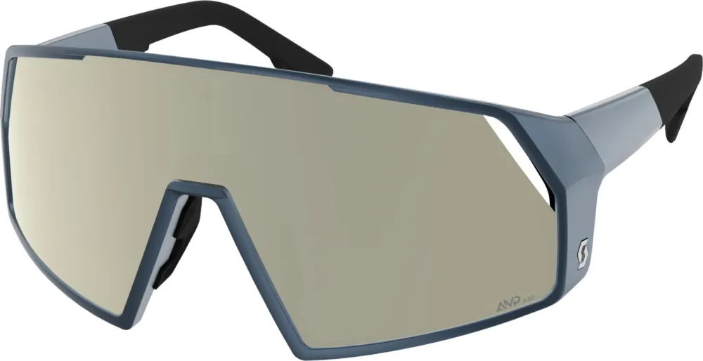 Direktkauf Scott Pro Shield metallic blue - AMP white chrome S2 - metallic blue - Größe One Size